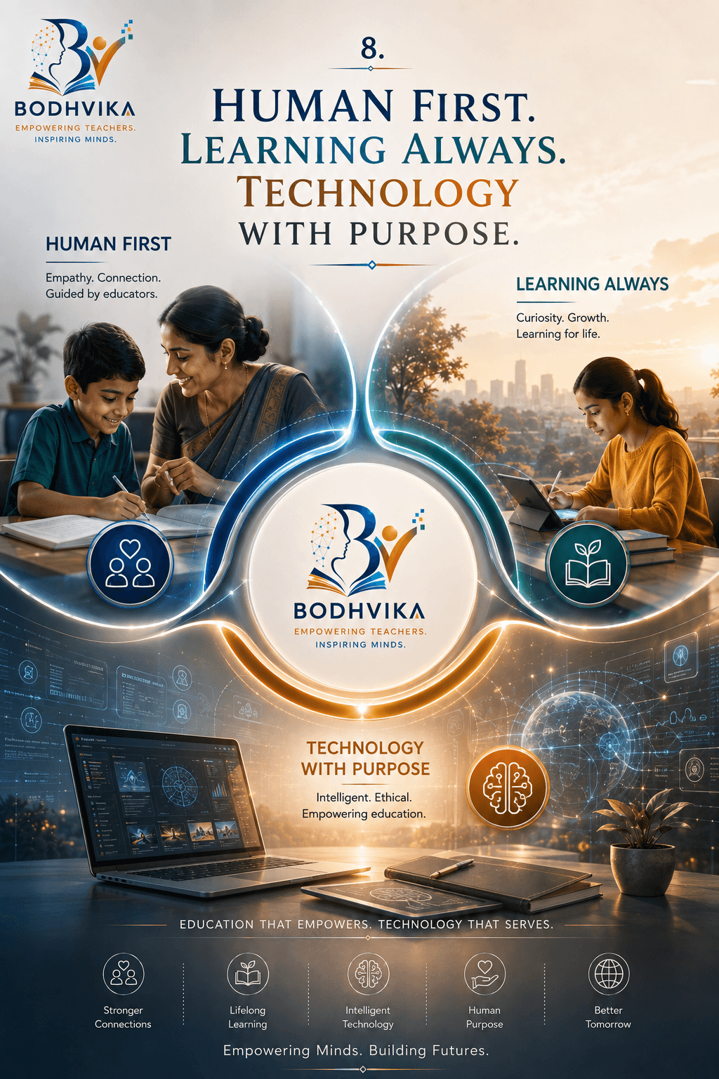 Human First, Learning Always, Technology with Purpose