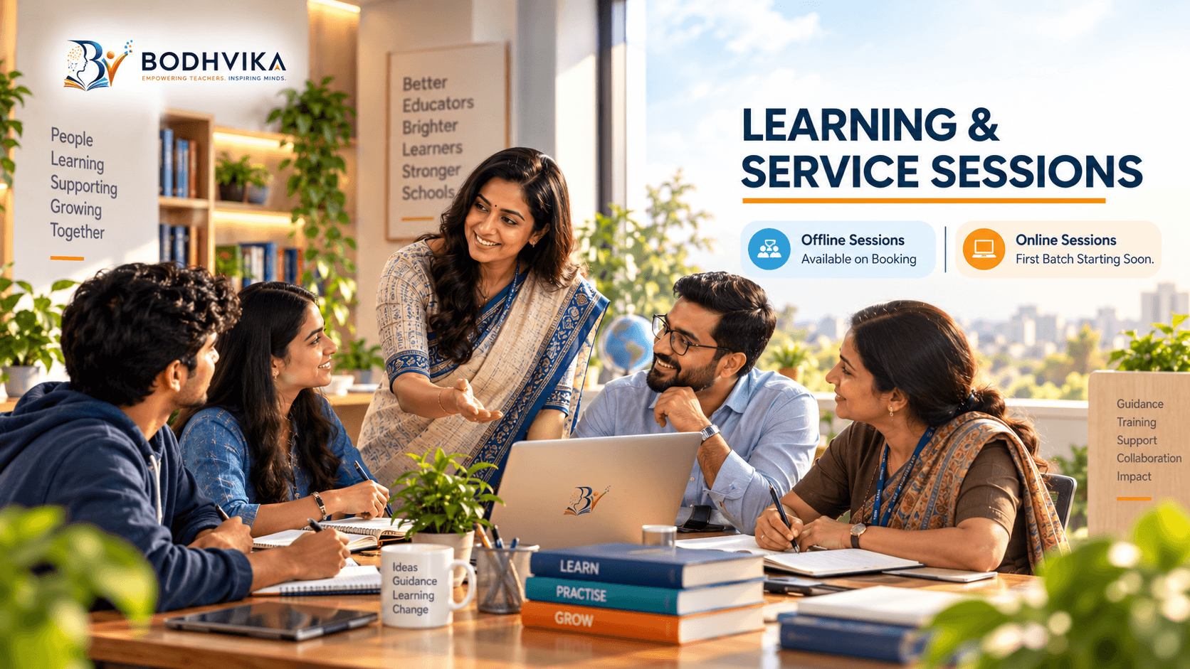 Live learning sessions